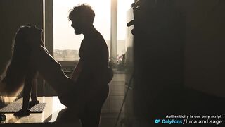 Cinematic Morning Sex - Real Amateur Pair (Blowjob & POV)