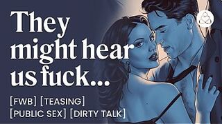 Allies to Lovers Sex in a Wedding Coatroom – Oral pleasure, Risky Sex & Bawdy Talk - Porn Erotic Story for Honeys