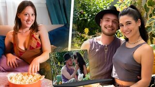 Ersties - Matchmaking 4 - Bee Sets Her Boyfriend Up On Blind Date With Breathtaking Brunette hair Megan (Ep 1 of three)