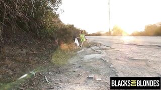 Tiny ALIYA BRYNN Pays Crimes With Snatch