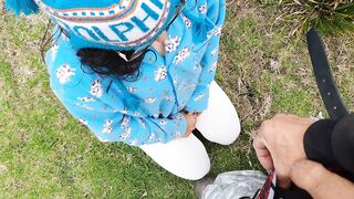 I discover a lady on my land taking what is not hers