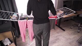 Confused Bare Wife Situation At Home