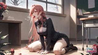 Snowy Rose & Cum-splattered Surrender: mother I'd like to fuck's Sex toy Feast in Winter