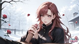 Snowy Rose & Cum-splattered Surrender: mother I'd like to fuck's Sex toy Feast in Winter