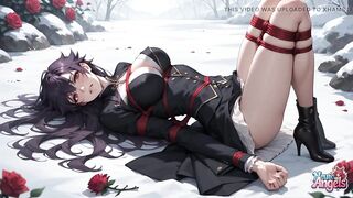 Snowy Rose & Cum-splattered Surrender: mother I'd like to fuck's Sex toy Feast in Winter