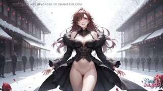 Snowy Rose & Cum-splattered Surrender: mother I'd like to fuck's Sex toy Feast in Winter