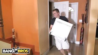 BANGBROS - Stepmom Kitana Flores Has Trio With Stephani Moretti