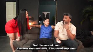 Stepmother and stepson have sex behind her spouse's back - that guy catches 'em!