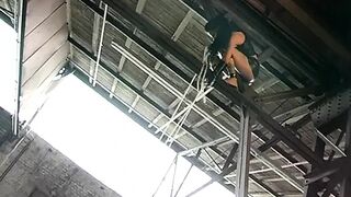 Fastened Hotty in Latex SADOMASOCHISM Submission