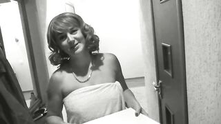 Pizza delivery man brought pizza His met by nude salon owner hawt golden-haired mother I'd like to fuck out of pants and brassiere. Doggystyle in Shower Butt Woman Large ass aged mother I'd like to fuck Natural Boobs Unshaved Snatch POV My Wife