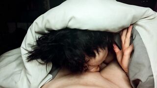 Morning Oral pleasure in Couch