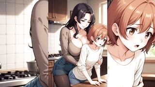 Yuri Manga Lesbo Anal drilling & Twat Licking Comp ( Old Youthful Edition )