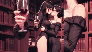 Yuri Manga Lesbo Anal drilling & Twat Licking Comp ( Old Youthful Edition )