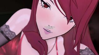 The Love Hotel Saw Anything – Mitsuru on Her Knees, on Her Back, Full.