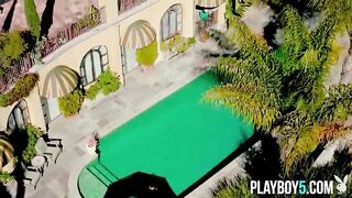 Charming tiny latin chick model playgirl goes naked outdoor and looks breathtaking