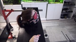 Thrall Defenseless in the Pillory Driven to Climax on Sybian Part two