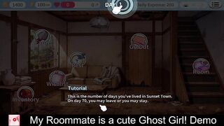 My Roommate is a cute Ghost Beauty! (Free Steam Demo Game) Raunchy Content, Nudity, Aged, Comics, NSFW, Casual