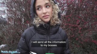 Public Agent Unshaved haired small Spanish playgirl Geishakyd doggy position sex in hallway