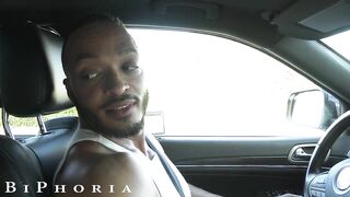 BiPhoria - Fortunate Hitchhiker Picked Up By Wild Bi sexual Pair