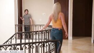 Hot mother I'd like to fuck Bunny Madison Bangs Stepson's Ally