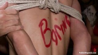 Large Tittied Mckenzie Lee Is Disgraced in the Bar