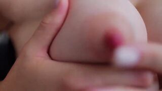 Consummate tiny breasts play! Nipps play