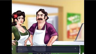 Summertime saga - Eva had her baby ... Johannes drilled Maria during the time that tony was there