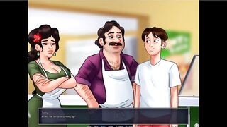 Summertime saga - Eva had her baby ... Johannes drilled Maria during the time that tony was there