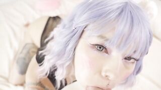 Teen Gives Wet Oral-sex and Facial. Karneli Bandi