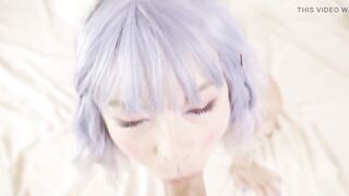 Teen Gives Wet Oral-sex and Facial. Karneli Bandi