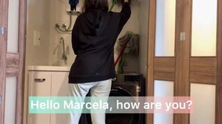 I screw my neighbour on her washing machine, I stick my fingers in her juicy and narrow entrance