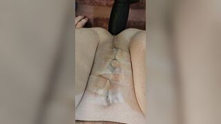 Sissy, how many racquetballs fit? Surprise ending