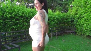 CHALLENGING A PREGGO WOMAN TO USE AN BOOTY-PLUG FOR CASH