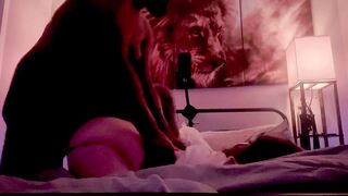 Ts Diana Deelight riding and getting plowed by darksome sided gal chap