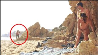 Pair Caught Having Sex at the Beach