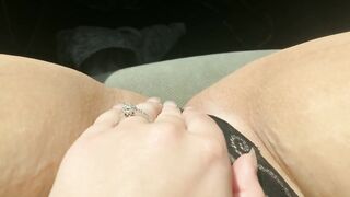 PUBLIC SQUIRTING ALL OVER DASHBOARD ON BUSY STREET