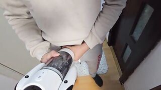 I unintentionally stepping into my roommate room whilst this babe was masturbating