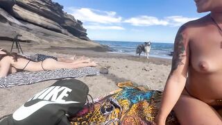 I get banged on the beach with a voyeur from Hotmy.top