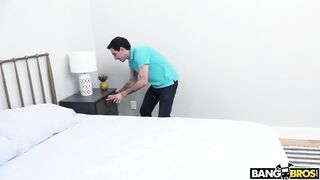 BANGBROS - Stepmom Rachael Cavalli Teaches Panty Sniffer Step Son Jake Adams A Lesson