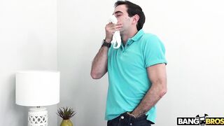 BANGBROS - Stepmom Rachael Cavalli Teaches Panty Sniffer Step Son Jake Adams A Lesson