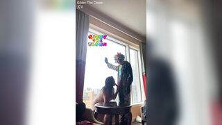 Large Ass Latin babe Smack Clown Rod For The 1st Time & Enjoyed it!