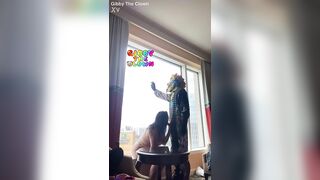 Large Ass Latin babe Smack Clown Rod For The 1st Time & Enjoyed it!