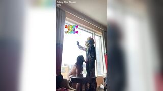 Large Ass Latin babe Smack Clown Rod For The 1st Time & Enjoyed it!