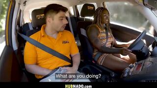 Tattooed Temptress Fails Driving Test, Sparks Fly as This babe Shows Off Her Wicked Skills in a Steamy Meeting Behind the Wheel and on the Ground