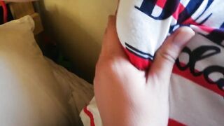 Cheating on boyfriend with roomie (unprotected creampie)