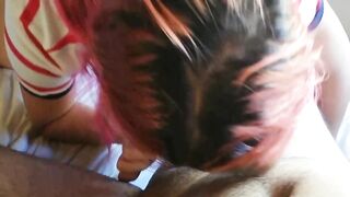 Cheating on boyfriend with roomie (unprotected creampie)