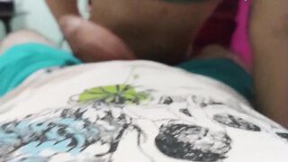 La vecina casada me trompetea la verga y me hace un baile hawt