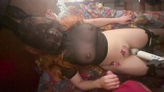 ME HACEN ACABAR CON UN VIBRADOR HITACHI TERMINO EN EL CIELO DE PLACER