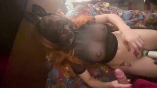 ME HACEN ACABAR CON UN VIBRADOR HITACHI TERMINO EN EL CIELO DE PLACER