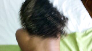 This Latin babe with the large booty likes being drilled by a LARGE, THICK KNOB.